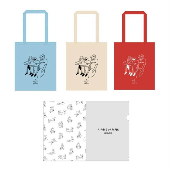 Yu Nagaba's "A PIECE OF PAPER" related goods are on sale